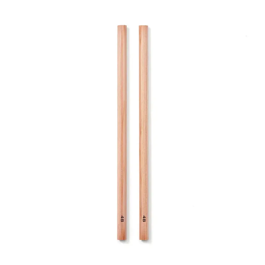 [NB0SQA2S] Muji pencil 4B 2Pc Pack 