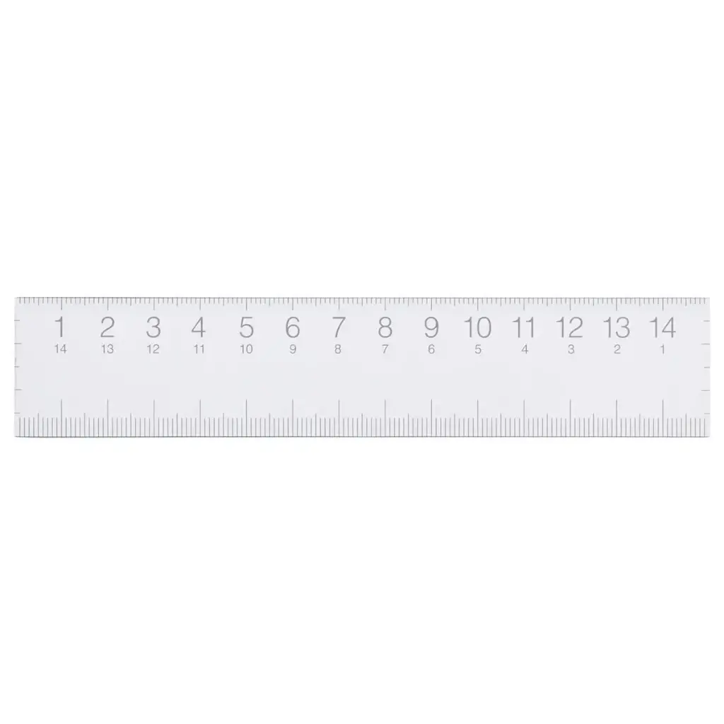 Muji Acrylic Clear Ruler 