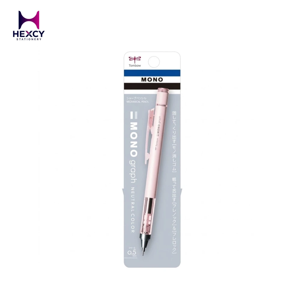 [DPB-141C] Tombow Pencil Mechanical Pencil MONO graph Neutral Color 0.5mm (Pink)