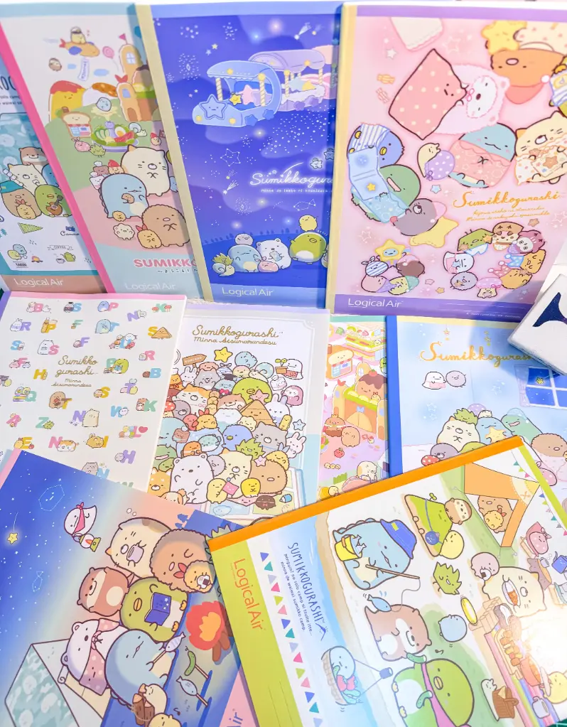 NakabayashiSan-X Sumikko Gurashi Logical Air Notebook Otomari Meeting & Camping