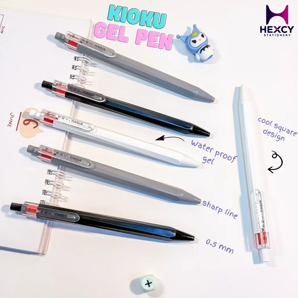 KIOKU JAPAN QUALITY Waterproof gel pen, size 0.5 MM