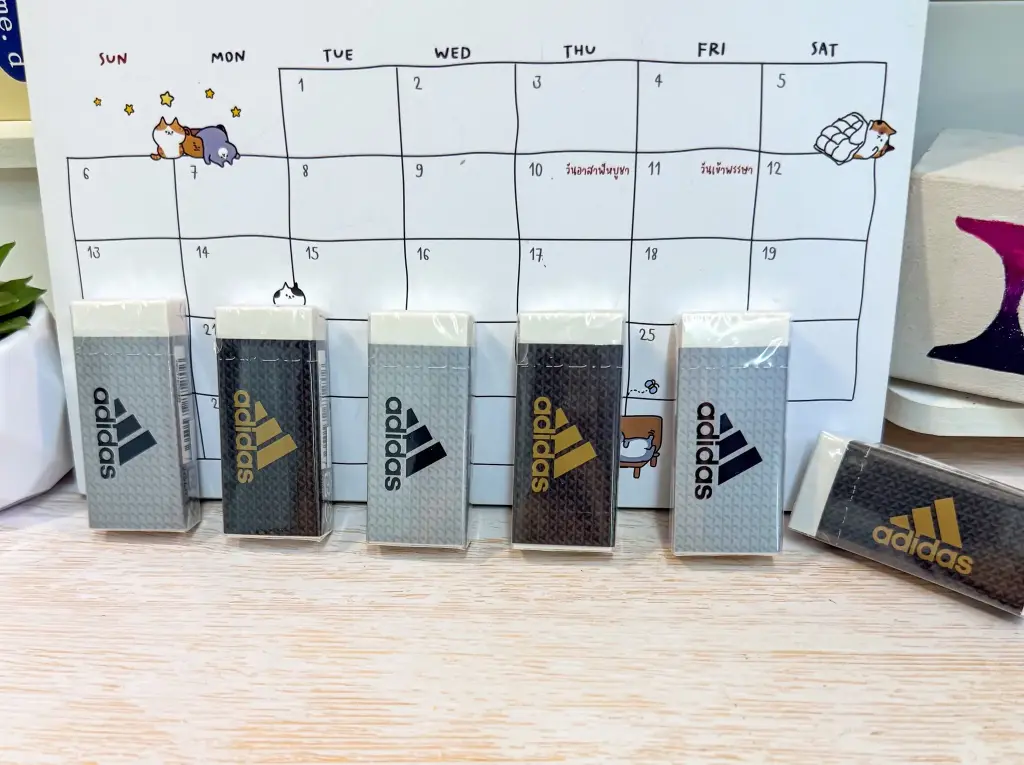 Mitsubishi Pencil Adidas Eraser 