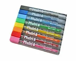 [804CH-8AMZ] Pentel  Art Multi 8 Refill, Set of 8 Internal Leads