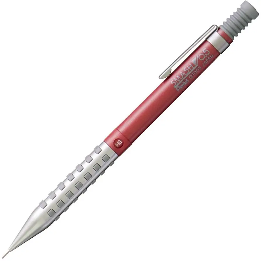 [Q1005-13A] Pentel Smash Mechanical Pencil Limited Edition 0.5mm (Red)