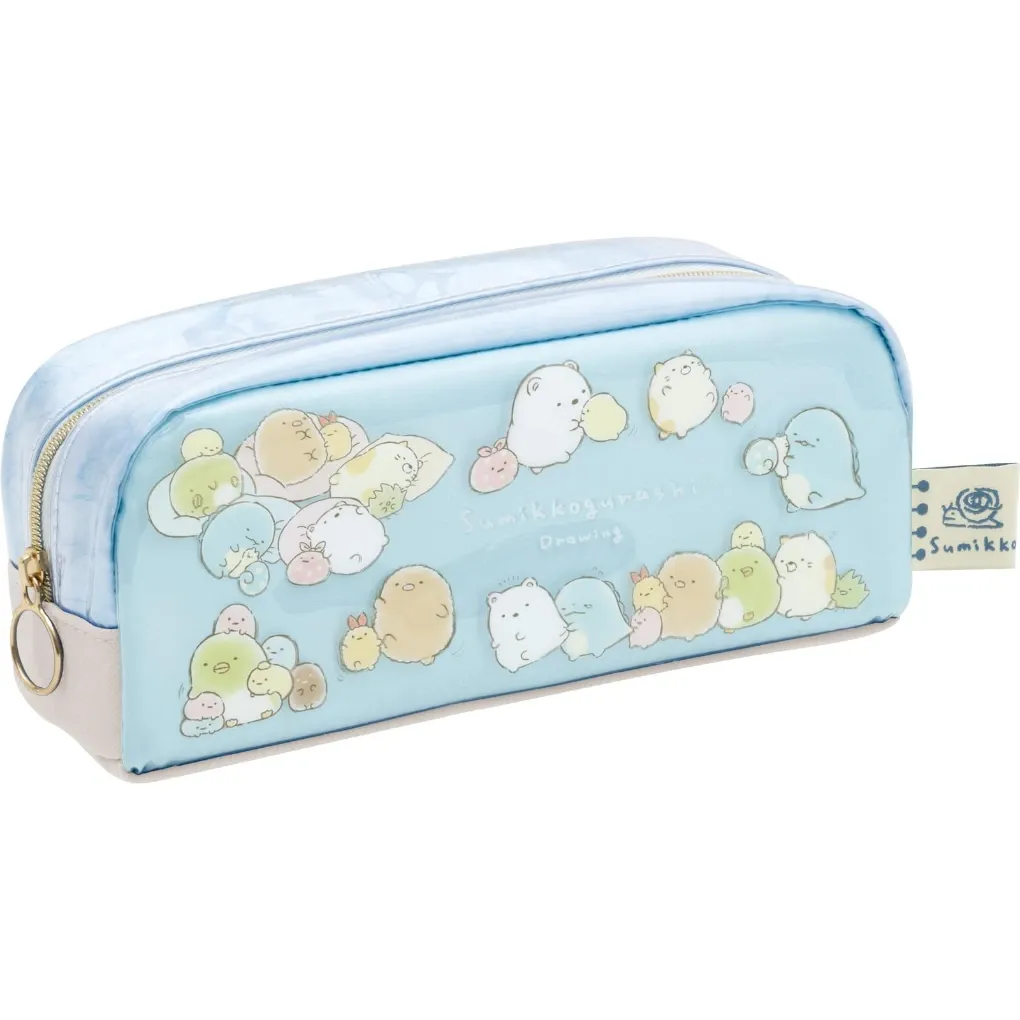 [PT15501] San-X Sumikko Gurashi Pen Pouch  (Pink)