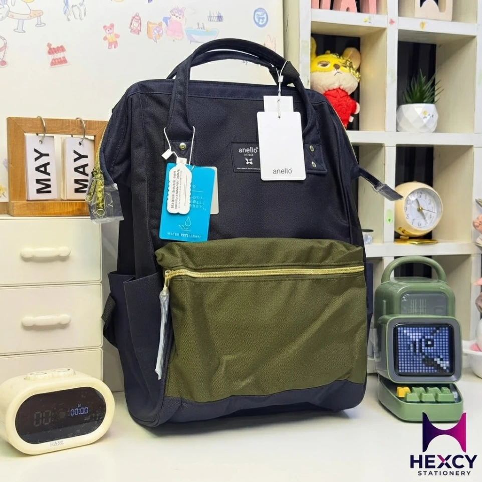 Anello ATB0193R CROSS BOTTLE REPREVE Rucksack (R) Water Repellent Large Capacity PC Storage, Two Tone