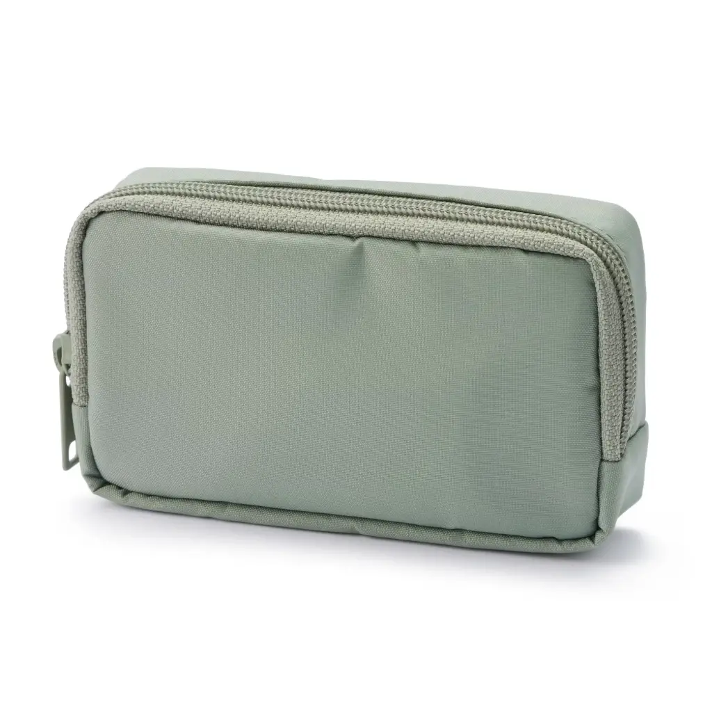 [OHH24A3A] Muji Nylon Compact Pouch (Green 1)