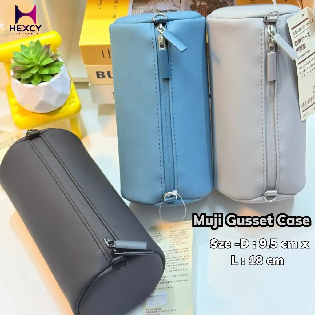 Muji Freely combinable cylindrical storage case