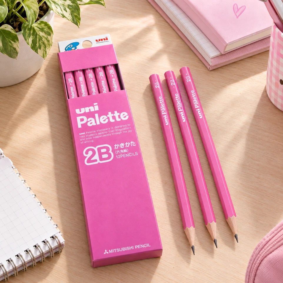 Uni Palette Hexagonal 2B 12Pcs