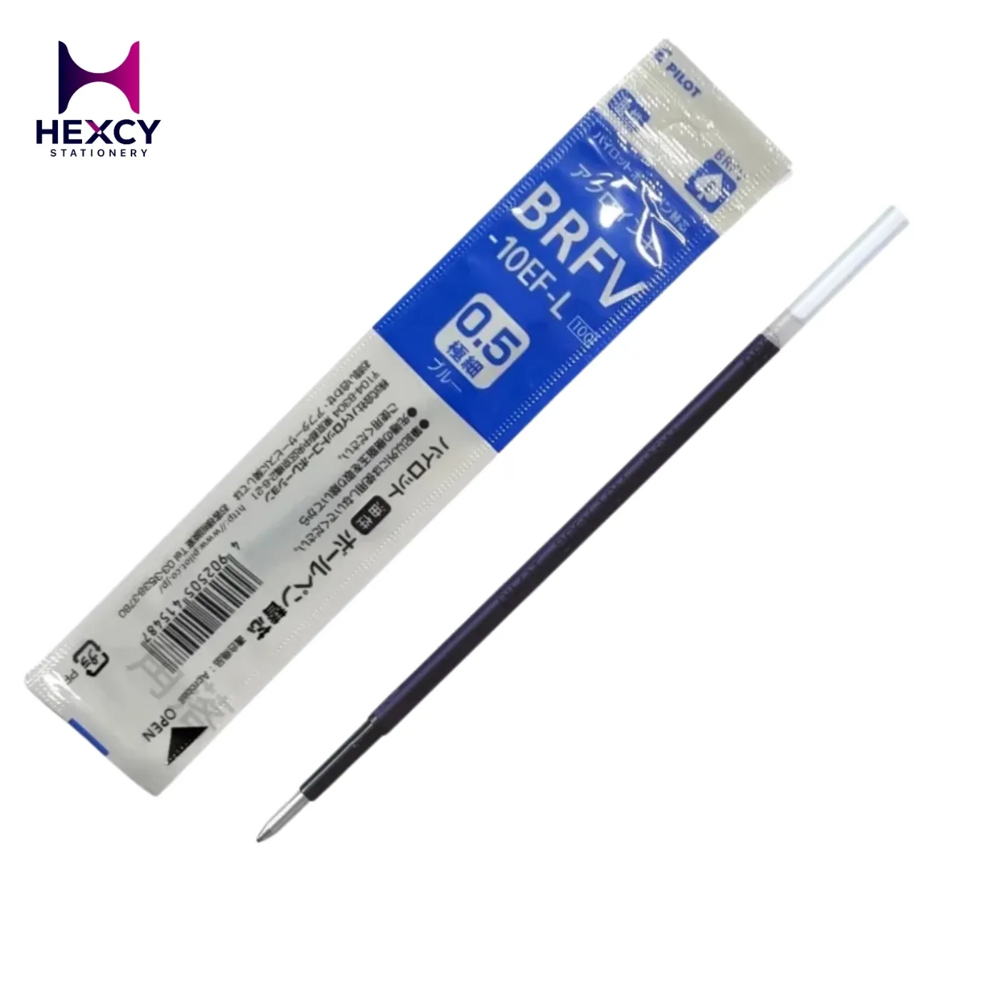 [ BRFV-10EF-L] PILOT Oil Based Ballpoint Pen Refill, 0.5mm, Acro Ink, Extra Fine (BLUE)