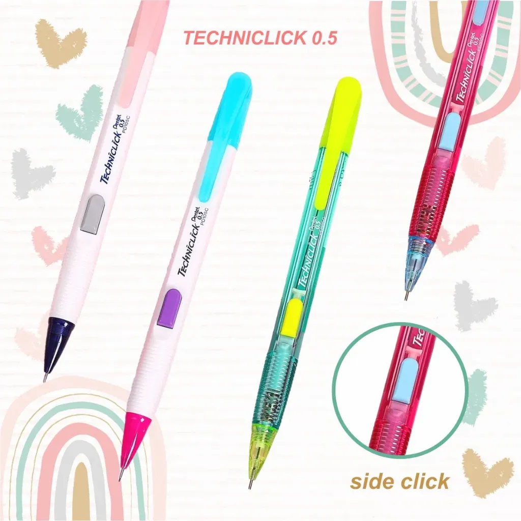 [PD105C-L1X] Pentel Techniclick Mechanical Pencil 0.5 (Pink)