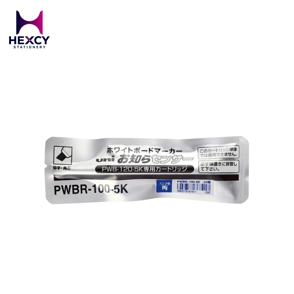 [PWBR-100-4M .33] Uni Whiteboard marker Refill (BLUE)