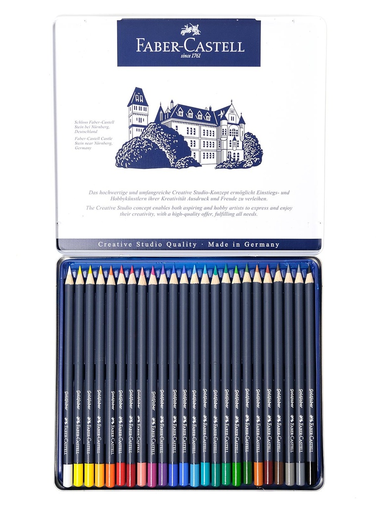 [11 47 24] Faber-Castell Goldfaber Colour Pencils 24Pcs