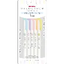 ZEBRA Highlighter, Mildliner, Set of 5 Colors