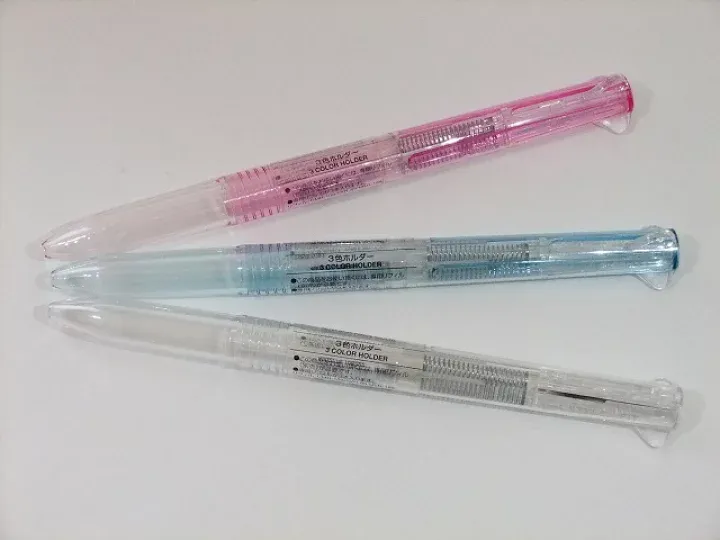 [UE3H-159 M.13] Mitsubishi Pencil UE3H159 Ballpoint Pen, 3 Color Holder (Metallic Pink 1)