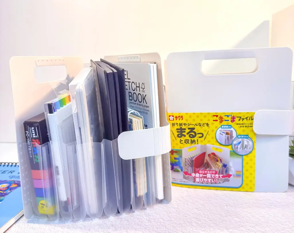 Sakura Crepas Origami Seal Storage Case, Bits and Sesame Files