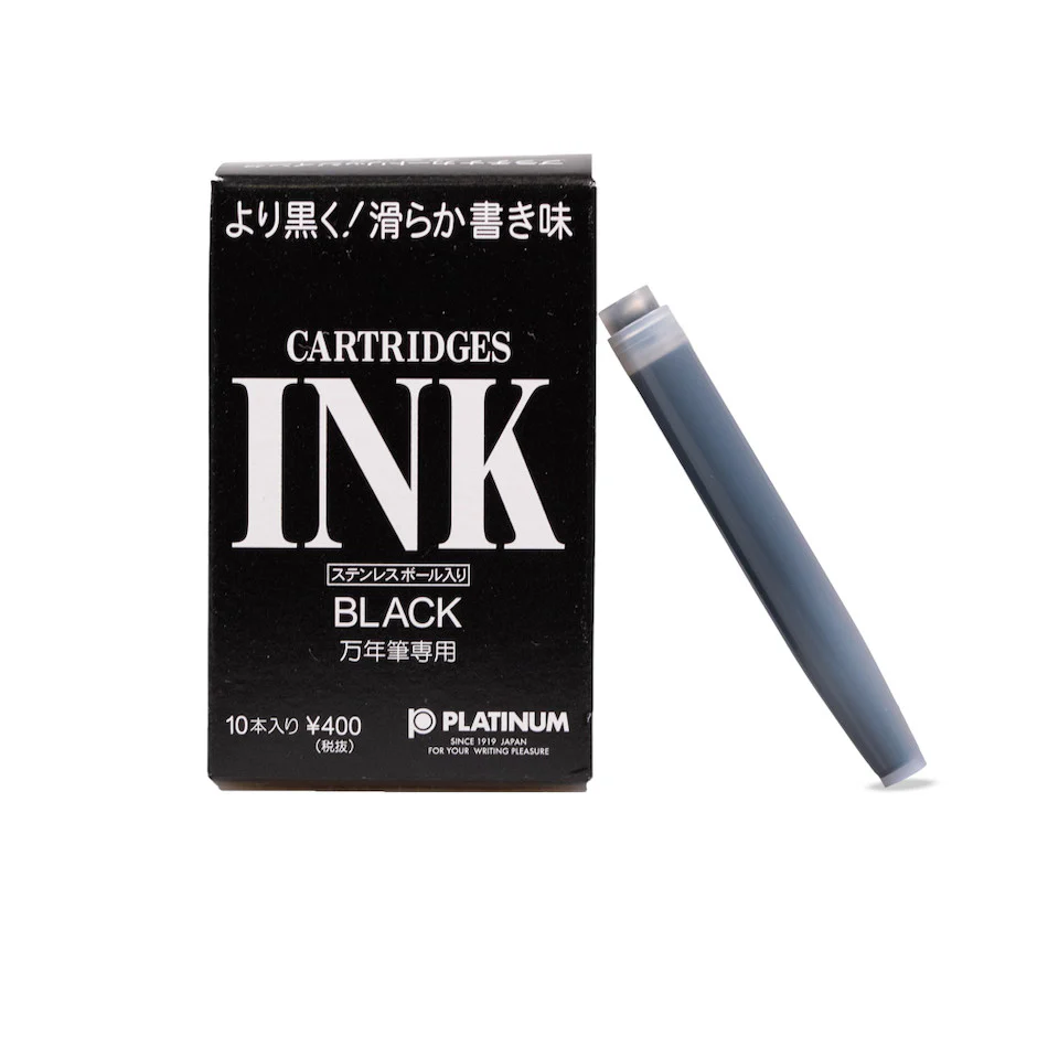 [SPSQ-400#1] Platinum Fountain Pen Fountain Pen Cartridge Ink (BLACK)