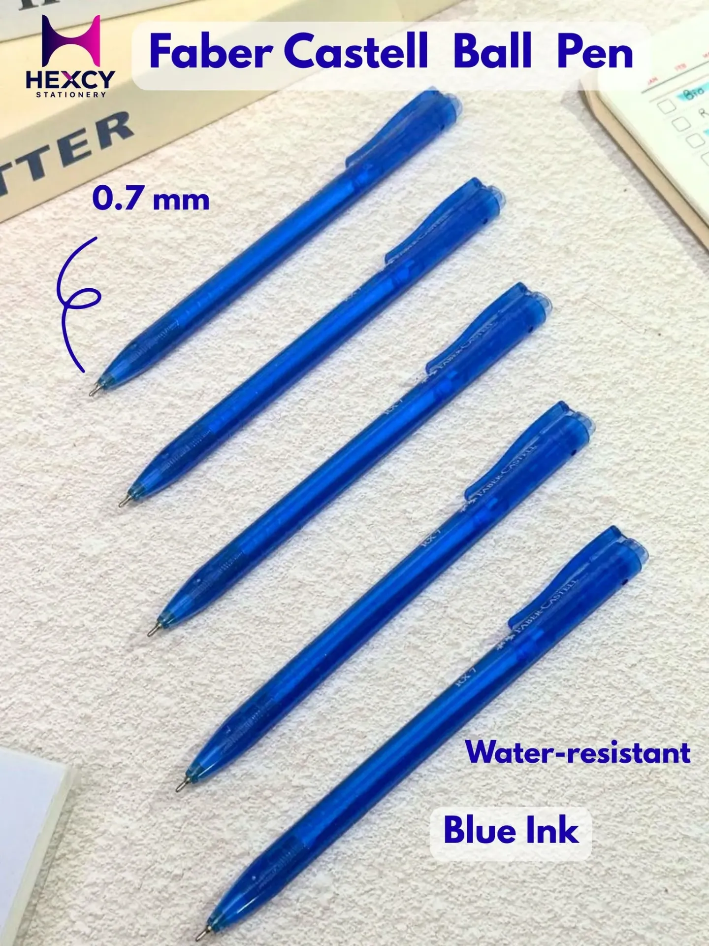[545451] Faber-Castell RX7  Neddle Point Ballpoint Pen