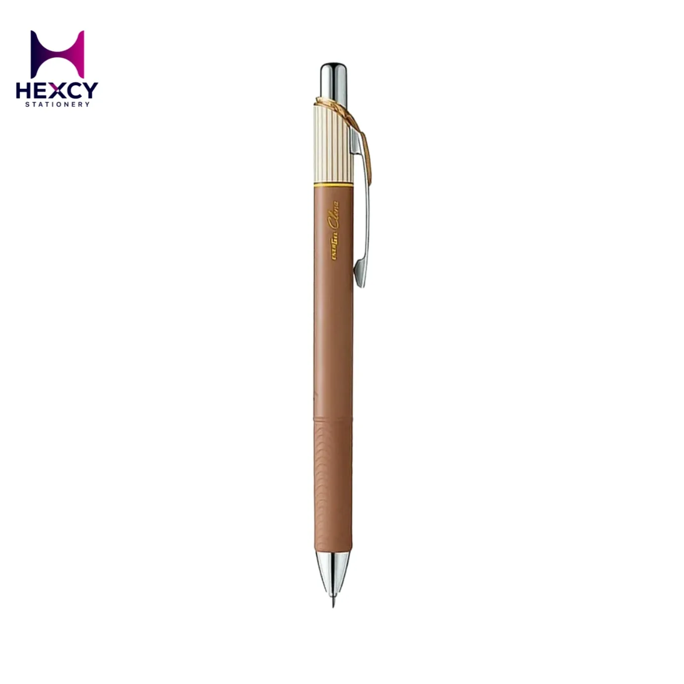 [XBLN74L-E] Pentel Gel Ink Ballpoint Pen EnerGel Clena 0.4mm (BROWN)