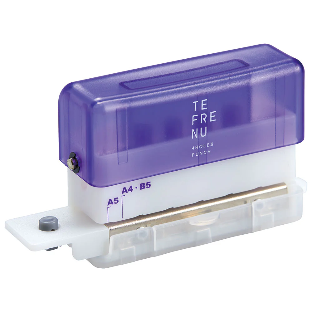 King Jim Hole Punch, Tefline, 4 Hole Mini Punch