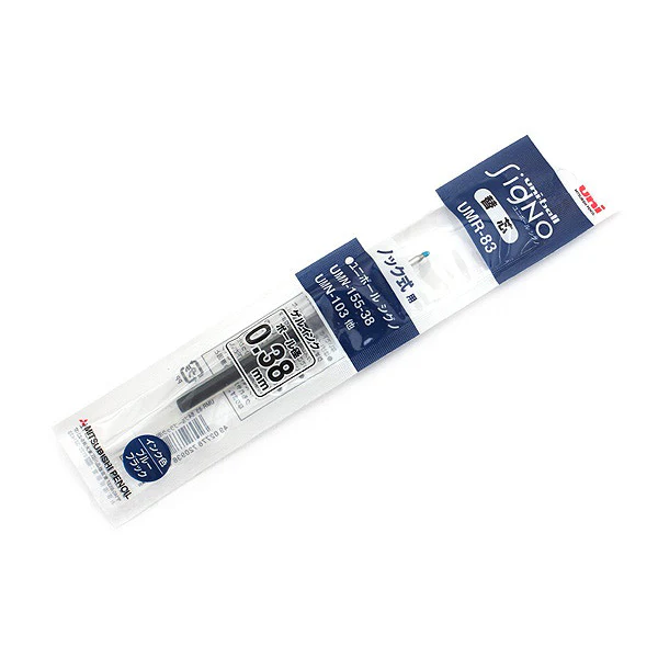 [UMR-1.64] Uni-ball Signo Refill 0.38 mm (Blue Black)