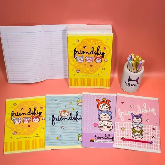 May Flower Exercise Book With Stapler Binding,60 GSM,80 PGS (Friendship)