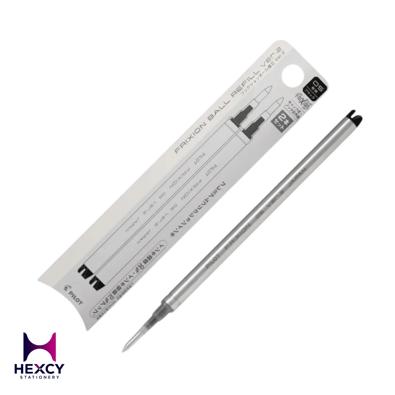 Pilot FriXion Ball Knock Zone 0.5  Ballpoint Pen Refills 