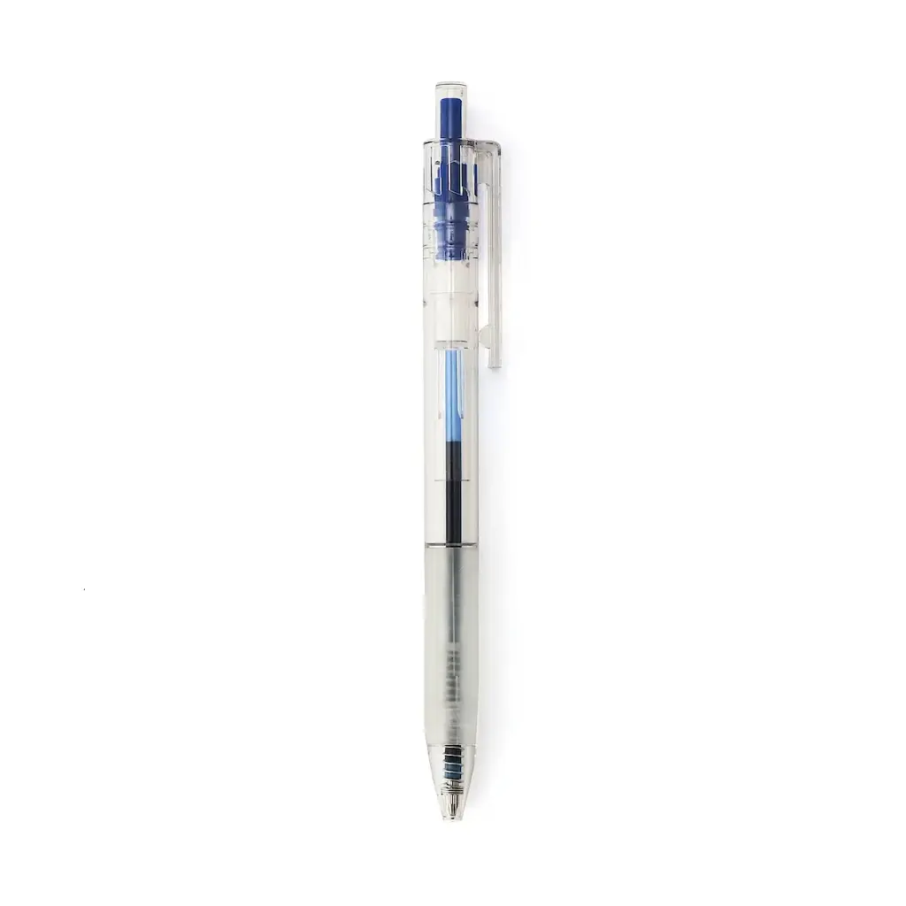 Muji Polycarbonate Ballpoint Pen 0.7 (BLUE)