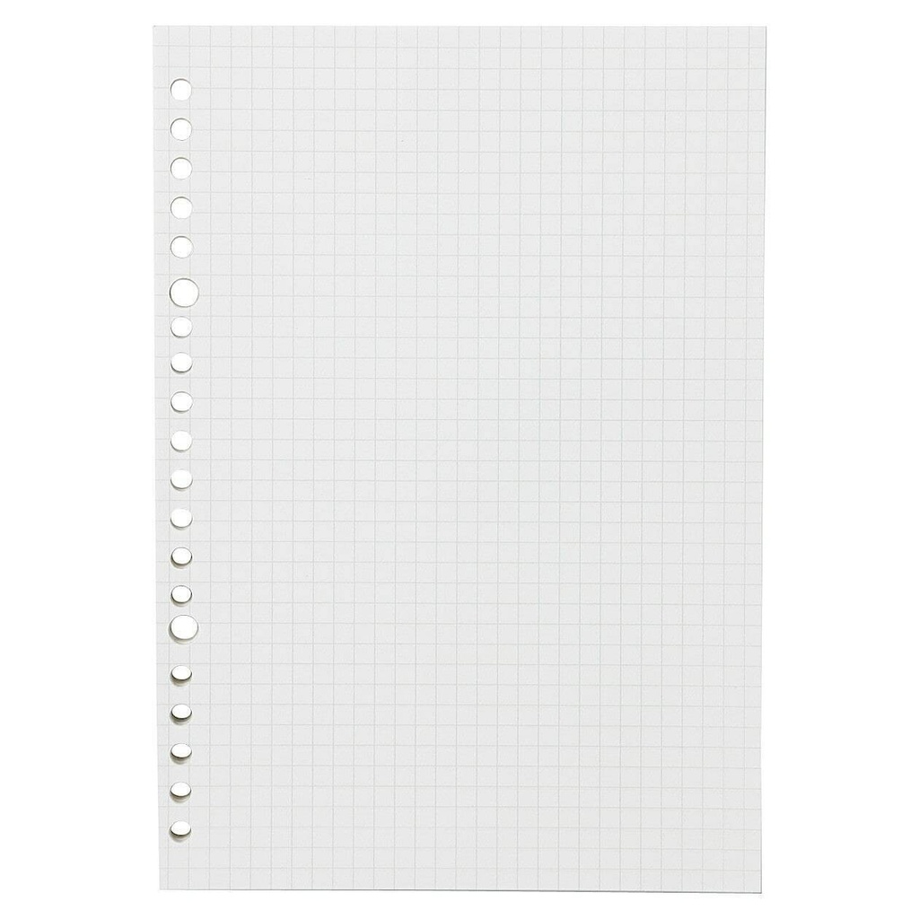 Muji A5, 5mm grid, 20 holes, 100 sheets Pack
