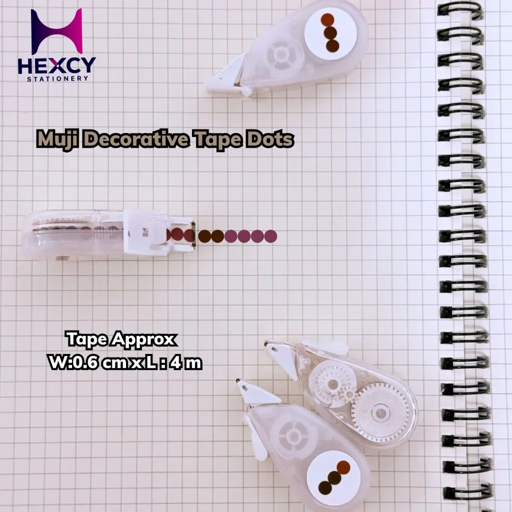 [NEG59A4A] Muji Decorative Tape Dots