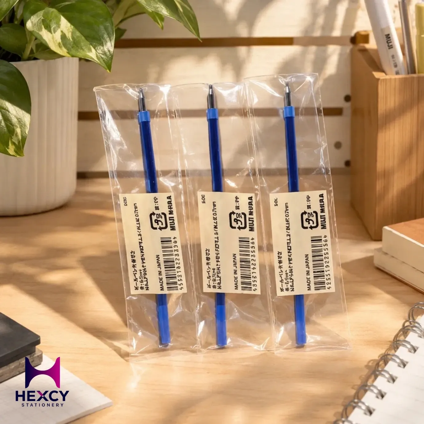 [NBE26A3A] Muji Refills for Oil-Based ballpoint pens 0.7mm (BLUE)