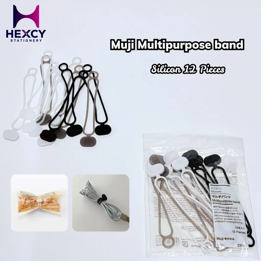 Muji Silicone Multiband 12 pieces