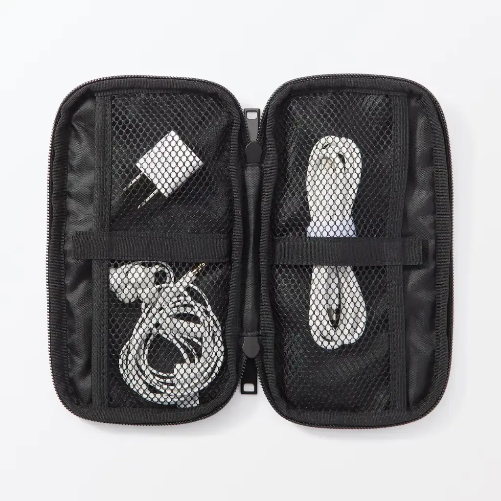 Muji Slim Gadget Pouch (Black)