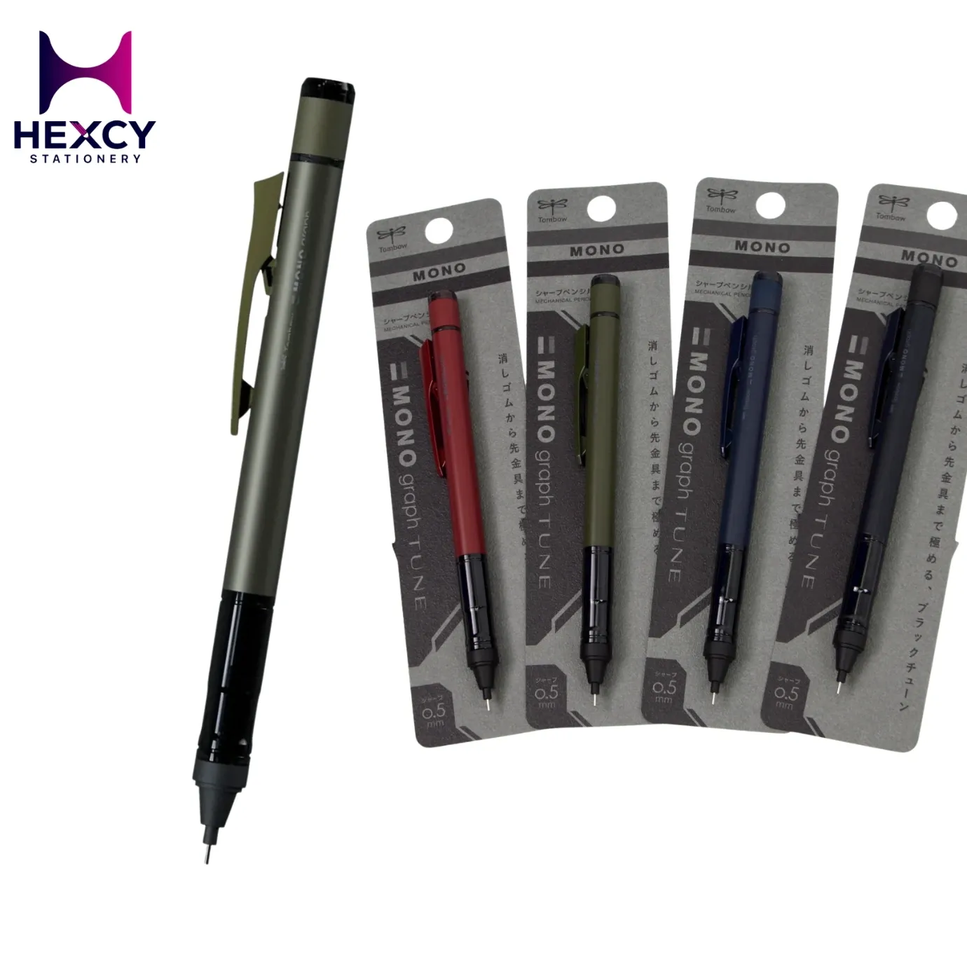 [DPA-165D] Tombow Mechanical Pencil MONO Monograph Tune 0.5mm (Green)