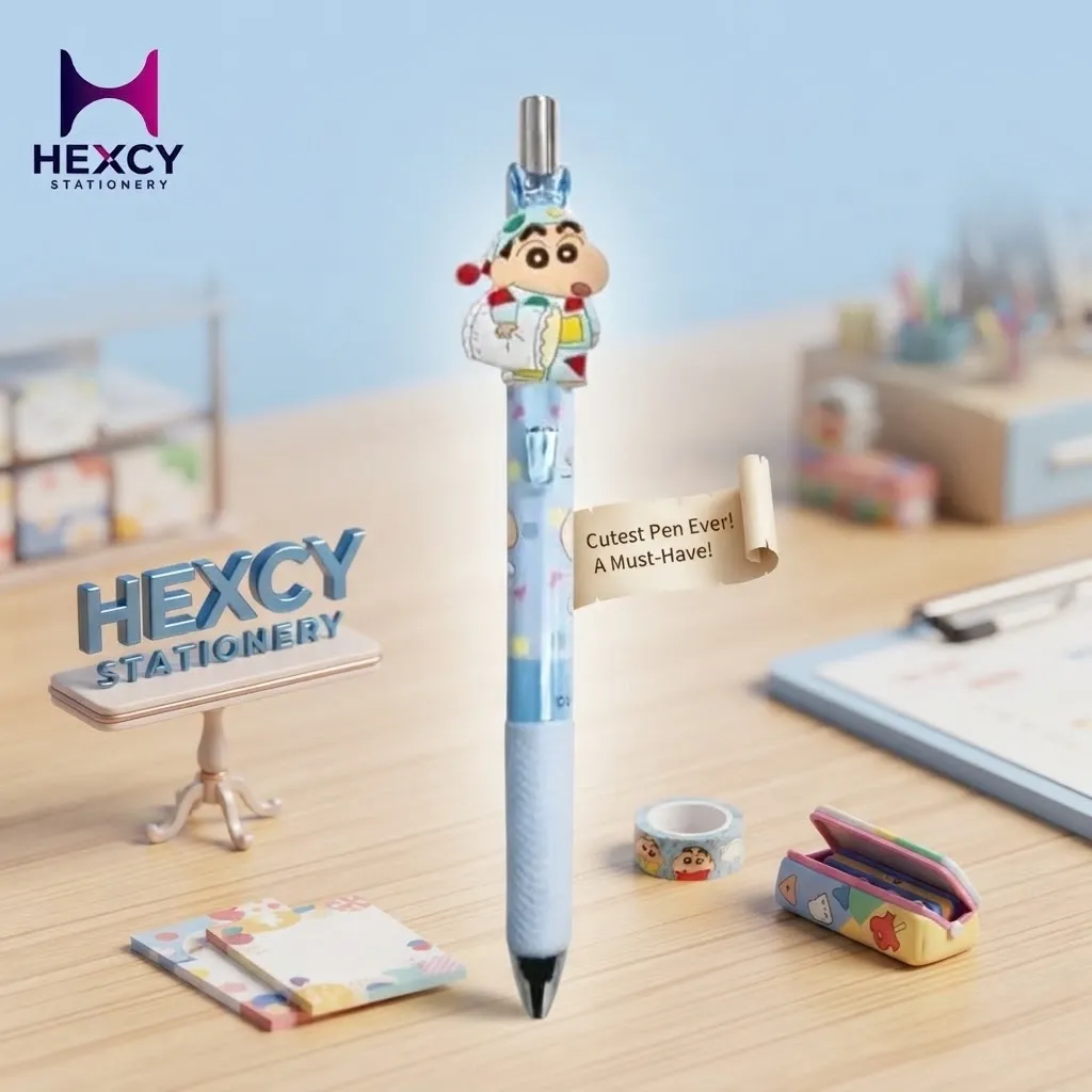 Eye Planning Crayon Shin-Chan Mechanical Pencil with Mascot Pajamas H150 x 12 mm