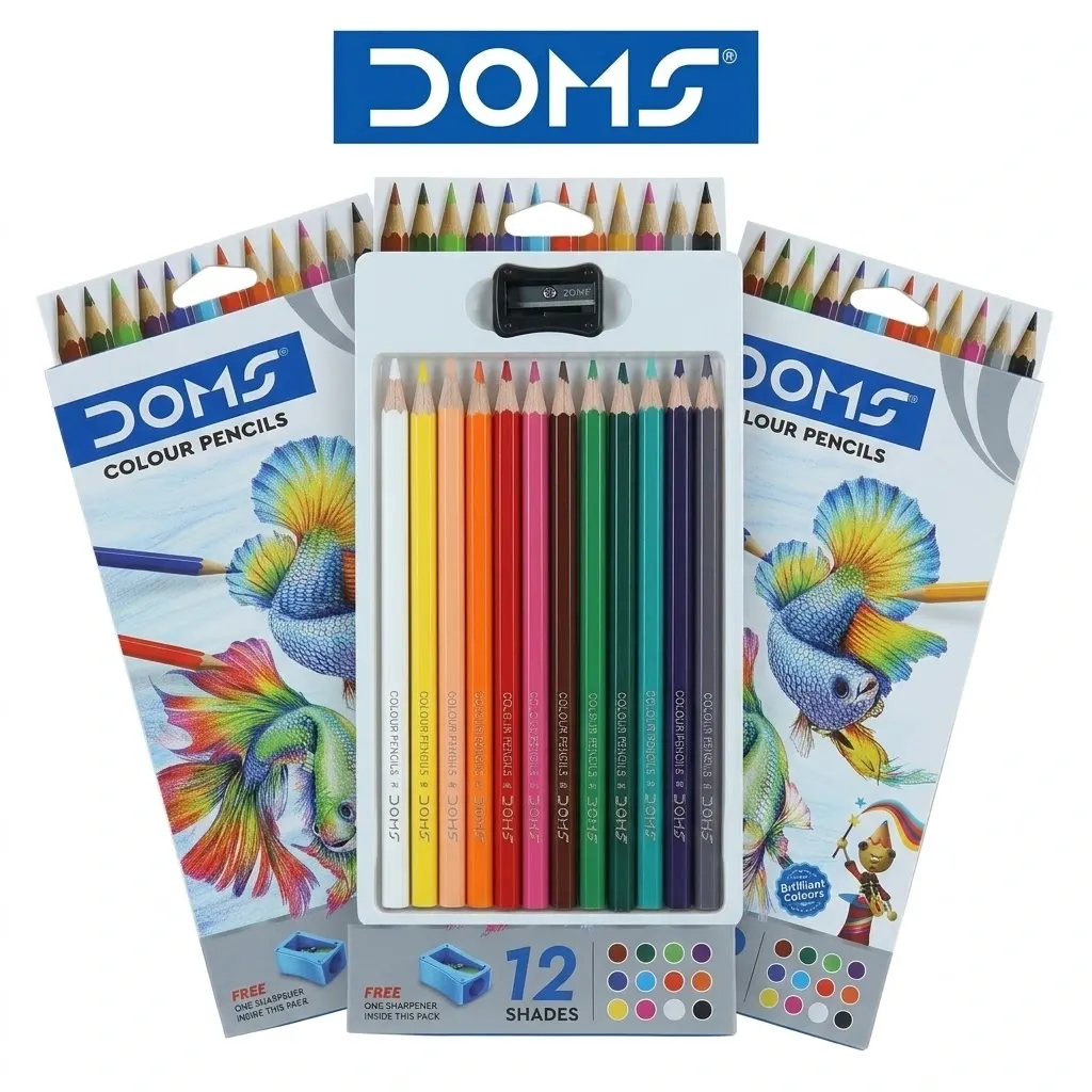 Doms Colour Pencil  12Colours