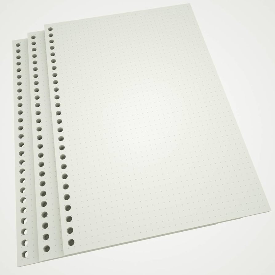 [NJ2251] Neja Life B5 Loose Leaf Paper Dot Array Paper  26 Holes 60 Sheets