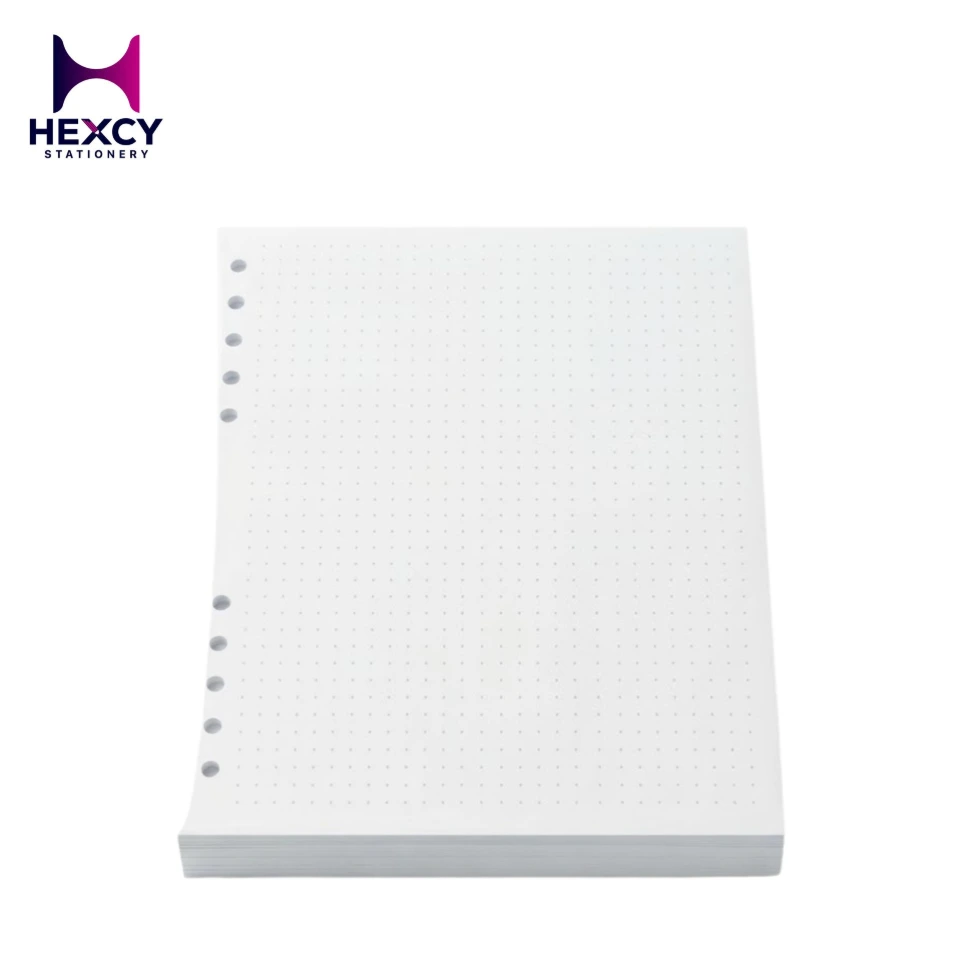 [NJ2250] Neja Life A5 Loose Leaf Paper Refill Dot Array Paper 20 Holes 60 Sheets