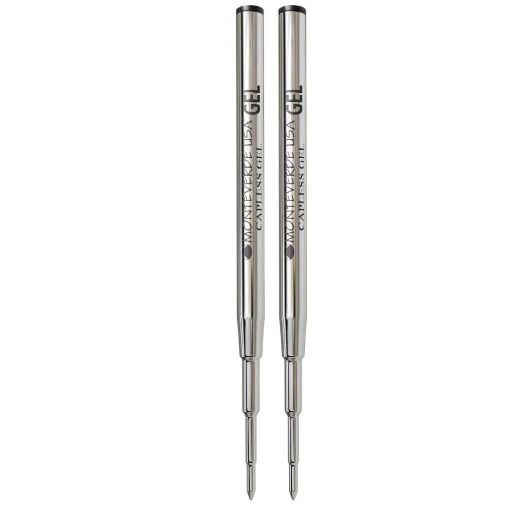Montblanc Ballpoint Pen Refill, F, Fine Point, 2 Pieces
