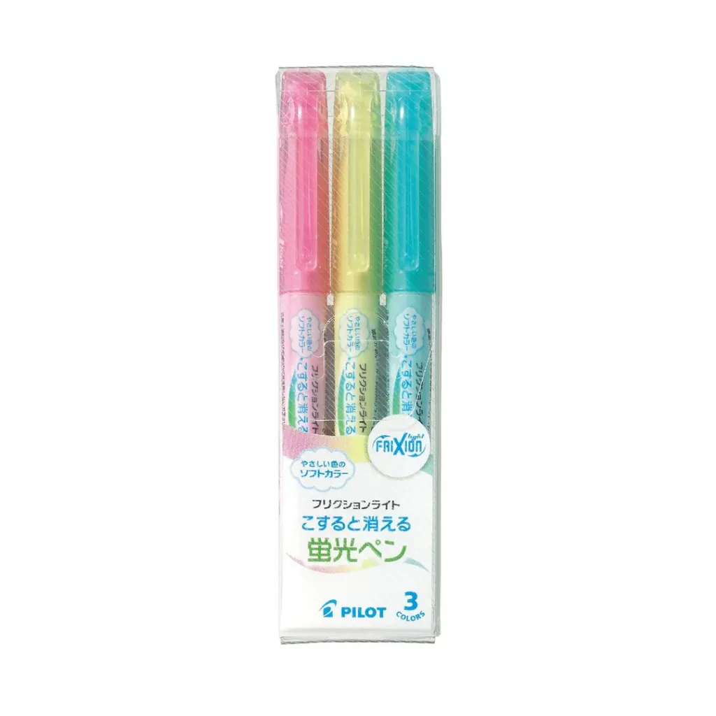 PILOT Frixion Light erasable highlighter 3-color set 