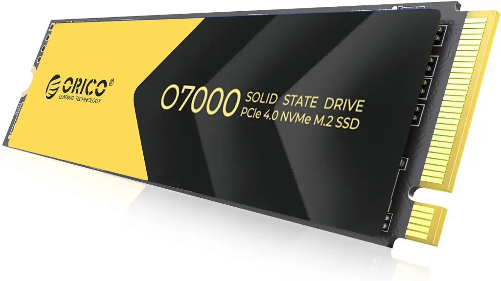 ORICO O7000 1TB NVMe SSD with Heatsink, SLC Cash 3D NAND NVMe PCIe4.0 M.2 SSD