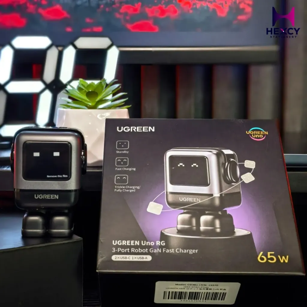 UGREEN Charger, Uno 65W Rapid Charger,Robot 