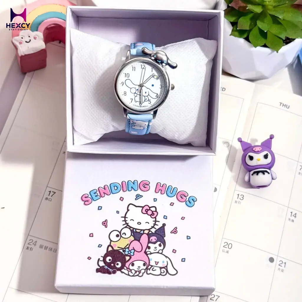 [X001A0DFOH] Sanrio Wristwatch, Children's Quartz Watch