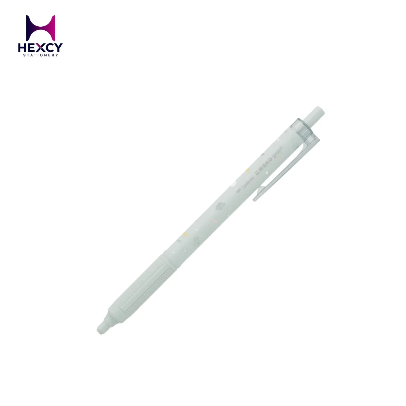 Tombow Permanent Ballpoint Pen,Black Ink, Sheer Stone Pattern