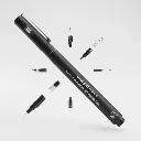 Mitsubishi Pencil Water-based Sign Pen, Extra Fine Point, 01, Black