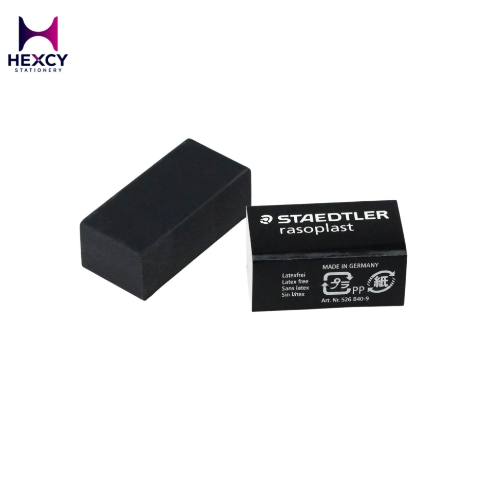 [526 B40-9] Staedtler Lazoplast SS Eraser, Black