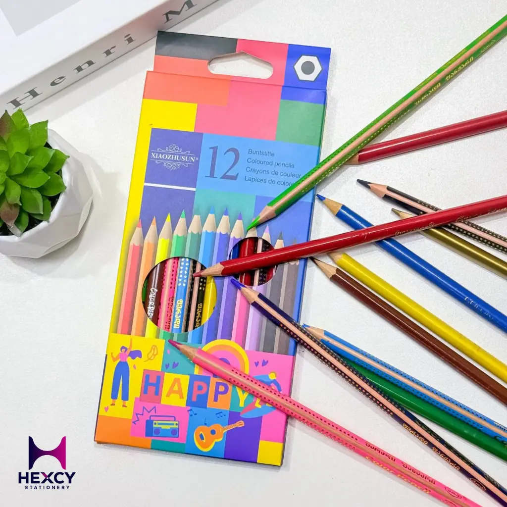 Xiaozhusun Colour Pencils 12 Colours