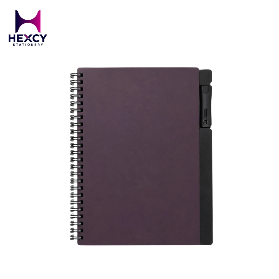[N-7201-3] LIHIT LAB SELFANA Open Ring Notebook, A5 (Bordeaux Black)