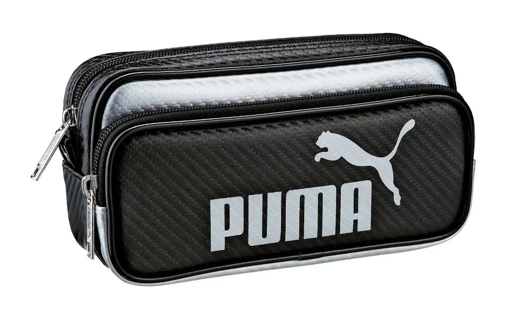 [787PMBK-1400] Puma Color Carbon Double Pen Case