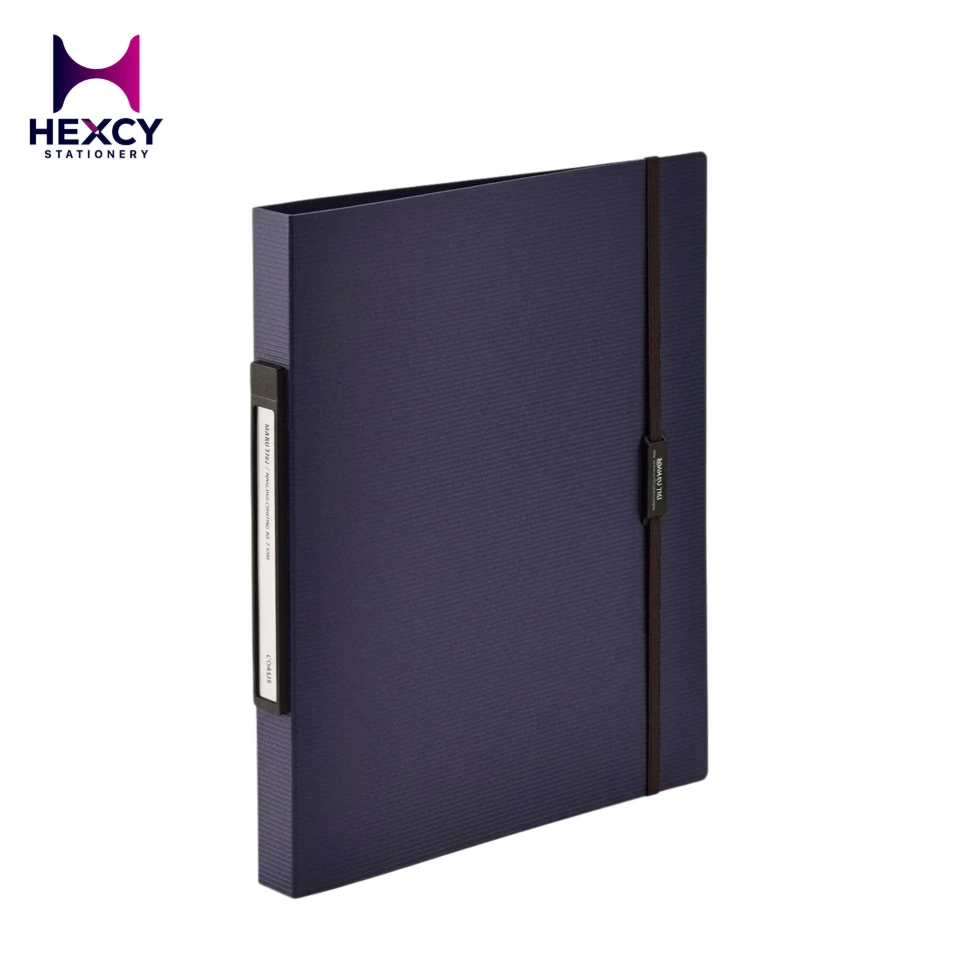 [F-7540-11] SMART FIT Ring File(Twist Ring), A4 (Navy)